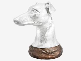 Silver Dog Ornaments