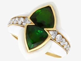 Green Tourmaline Rings