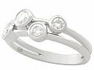 0.48 ct Diamond, 18 ct White Gold Raindance Style Ring - Contemporary Circa 2000