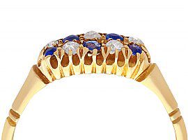 18ct Gold and Sapphire Dress Ring
