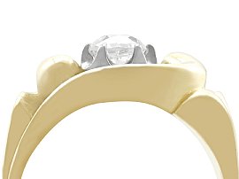 Gold Diamond Cocktail Ring