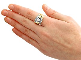 Wearing Victorian Cocktail Ring