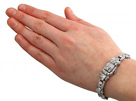 Hamilton Women's Diamond Watch wearing full view