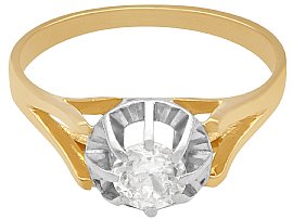 French Solitaire Ring 