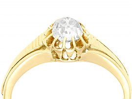Victorian diamond solitaire ring