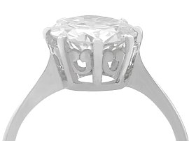 platinum solitaire engagement ring for sale 