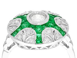 unusual emerald ring UK
