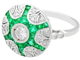 unusual emerald ring UK