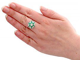 unusual emerald ring