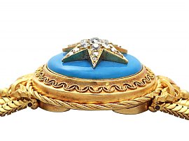 Turquoise Jewellery Set underside 