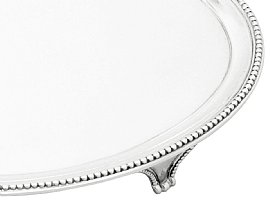 Antique English Sterling Silver Salver