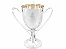 Sterling Silver Presentation Cup - Art Nouveau Style - Antique Edwardian