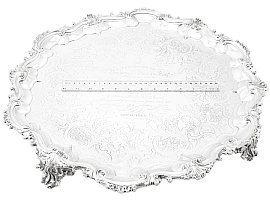 Sterling Silver Salver Size