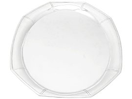 Sterling Silver Art Deco Style Salver
