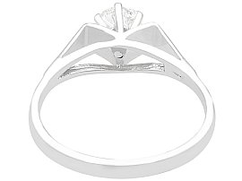 vintage 18ct white gold solitaire ring uk