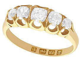 Victorian Diamond Ring in 18ct Yellow Gold
