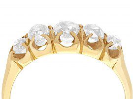 Victorian Diamond Ring in Yellow Gold