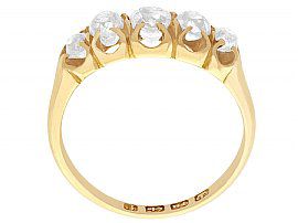Victorian Diamond Ring in 18k Yellow Gold
