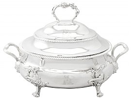 Sterling Silver Soup Tureen Antique George III