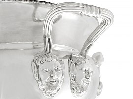 Sterling Silver Soup Tureen close up 