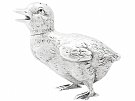 Sterling Silver 'Duckling' Pepperette - Antique Victorian