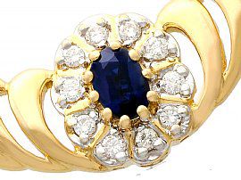 Unusual Sapphire and Diamond Necklace