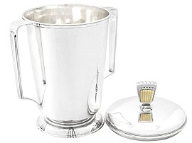 sterling silver cup open