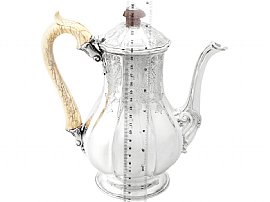 Size of  Victorian Coffee Pot 