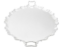Two Handled Silver Tea Tray George V
