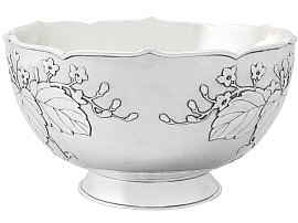 Japanese Silver Bowl Antique 