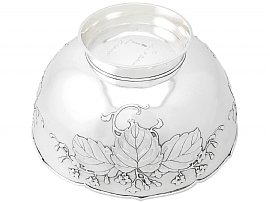 Japanese Silver Bowl Underside 