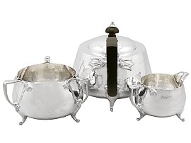 art nouveau tea set