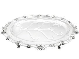 Antique Venison Dish in Sterling Silver 
