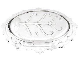 Venison Dish in Sterling Silver Underside