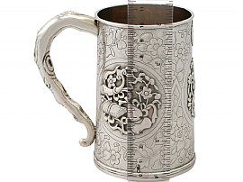 Chinese Export Silver Mug - Antique Circa 1850
