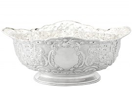 Sterling Silver Presentation Bowl by Horace Woodward & Co - Antique Victorian
