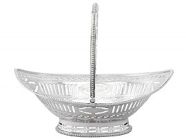 Sterling Silver Sweetmeat Basket by Robert Hennell I - Antique Georgian (1784)