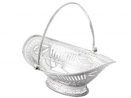sterling silver basket