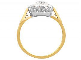 1950s 18ct Gold and Diamond Cluster Ring