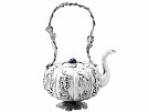 Iraqi Silver Miniature Teapot - Antique Circa 1920