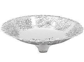Chinese Silver Fruit Dish