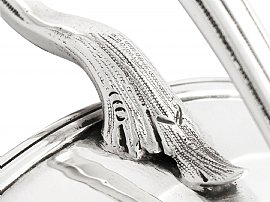 Sterling Silver Soup Tureen detail