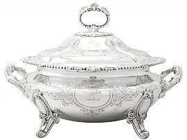 Sterling Silver Soup Tureen - Antique Victorian (1871)