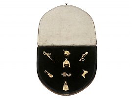 Antique Gold Bracelet Charms