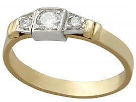 Gold and Diamond Ring Vintage