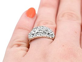 Early Victorian Diamond Ring Wearing