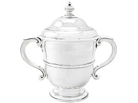 Britannia Standard Silver Cup and Cover - Antique William III