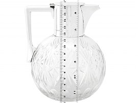 Silver and Glass Jug