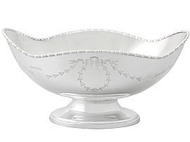 Sterling Silver Fruit Dish by Atkin Brothers - Antique George V (1918); A3383