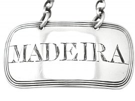 Sterling Silver Decanter Label